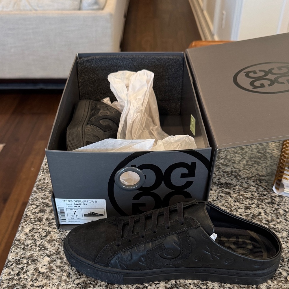 G/FORE Black Men's Loafers